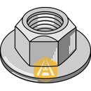 Kockerling - 901227 - Ecrou à collerette  - M10 mm - BlackSteel ©