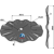 Disco ondulado Ø 560 mm para rodillo desterronador KONGSKILDE 7202302004 adaptable