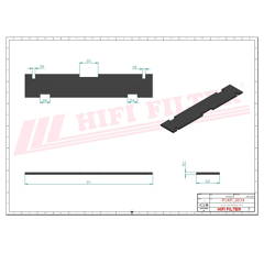 Filtre habitacle adaptable HIFI FILTER SC40073CA