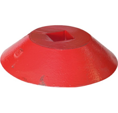 Endscheibe - Außen für Vierkantwellen Ø 175 mm 30 x 30 mm Nachbau