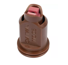 Boquilla pulverizadora de chorro plano antideriva CVI TWIN 110° 05 Marrón - ALBUZ