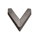 Mise à souder triangulaire carbure pour aileron de bineuse HORSCH 60028841 adaptable