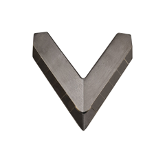 Mise à souder triangulaire carbure pour aileron de bineuse HORSCH 60028841 adaptable