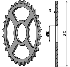 Sternring Ø 470 x 118 mm – Nachbau  