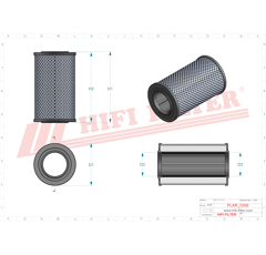 Filtre d'aération adaptable HIFI FILTER SA12527