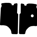 Passform Fußmatte passend für Deutz Fahr 3060 Kabine C73