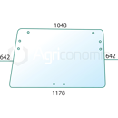 Vitre arrière pour machine agricole JOHN DEERE L33892 adaptable