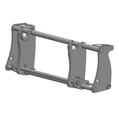 Interface d'accroche pour chargeur télescopique JOHN DEERE adaptable
