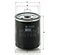 MANN  Ölfilter W7126