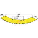Sägemesser für Mischwagen KEMPER 67746 Nachbau