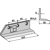 Lame 205 x 60 x 8 mm pour cureuse rotative DONDI adaptable