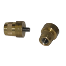 Poladapter für M6 Gewindebohrung auf A-Pol + 5/8"