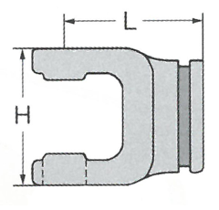 Rillengabel B50220B- 36,0 x 3,2 125053... Benzi