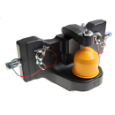 Kugeleinsatz Kugel 80,W= 390 S32, Schwarz  RO825A9040C