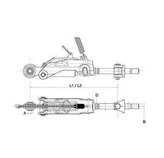 Stabilisateur pour tracteur CASE IH 193137A1 adaptable
