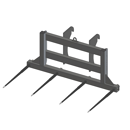 Pic bottes frontal Ø 45 mm pour type d'attelage JCB ETROIT adaptable