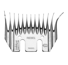 Lot de 5 peignes Pro Rebel pour laine fine 92 mm - HEINIGER