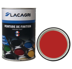 Peinture de finition Rouge QUIVOGNE pot 1L| LACAGRI
