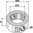 Buchse 15x25x40 Nachbau