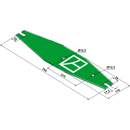 Ressorts à lame 700 mm pour charrue KVERNELAND 57068 adaptable