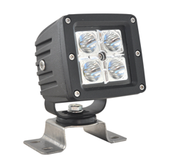 Phare de travail Carré 4 LED 10 - 30V 16W 1280 lumens