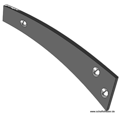 Streichblech-Streifen 4 - rechts 9295070M Krone by Muzzi Industrie