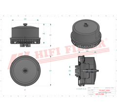 Prefiltre cyclonique adaptable HIFI FILTER CPC032P102D001