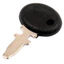 Clé de contact pour machine agricole FIAT 9918786 adaptable