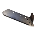 Soc carbure Droit à pointe boulonnée 18" avec aileron pour charrue KUHN HUARD 583892 adaptable