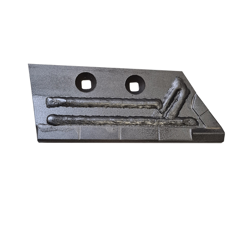 Soc de rasette Droit carbure et rechargement pour charrue KUHN HUARD 631112 adaptable