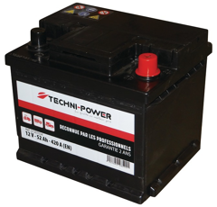Batterie tracteur L1B 12v 52Ah 420A + à droite | TECHNI-POWER