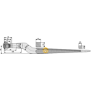 Silozinken für STOLL-Lader 472260 Nachbau  