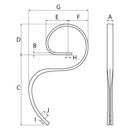 Dent nue pour vibroculteur KÖCKERLING 504000 adaptable