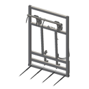 Pic bottes frontal 2000 mmpour type d'attelage CATERPILLAR adaptable