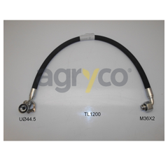 Tuyau hydraulique avec raccords pour téléscopique MANITOU 291872 adaptable