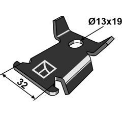 Verdrehsicherung - 50x30 - Stärke 4