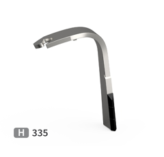 Dent de herse rotative Droite 3 plaquettes carbure triangulaires, fixation rapide LEMKEN 3377049 adaptable