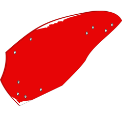 Streichblech-Hinterteil - links KK063293M Kverneland by Muzzi Industrie