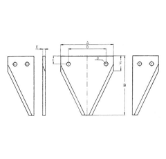 Section sousfée pour faucheuse CASE IH ME1389 adaptable