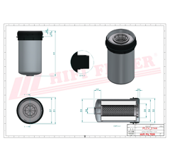 Filtre à gasoil adaptable HIFI FILTER SN40670
