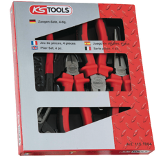 COFFRET 4 PINCES ERGOTORQUE - KS TOOLS