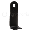 Couteau équerre pour broyeur 195x60mm AGRICOM adaptable 