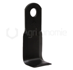 Couteau équerre pour broyeur 195x60mm AGRICOM adaptable 