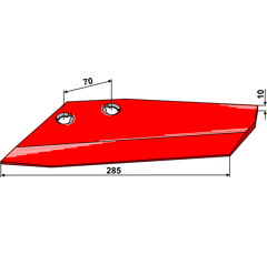 Flügelschar - links 101LAN03L Pöttinger-Landsberg Nachbau