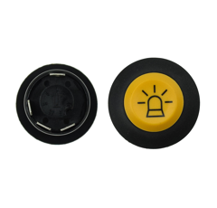 Bouton poussoir "gyrophare" pour tracteur CASE IH adaptable