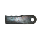 Couteau cranté pour moissonneuse-batteuse NEW HOLLAND 84437624 adaptable - BlackSteel©