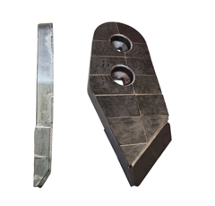 Pointe Gauche avec plaquettes carbure KUHN HUARD 622165 adaptable