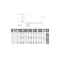 Anneau d'attelage tournant 25T-3.5T Ø 45 adaptable