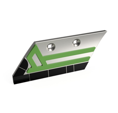 Soc de rasette Gauche carbure et rechargement pour charrue PÖTTINGER 921.06.225.1 adaptable