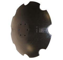 Disque crénelé ∅462x5 pour déchaumeur LEMKEN 3490471 adaptable - BlackSteel©